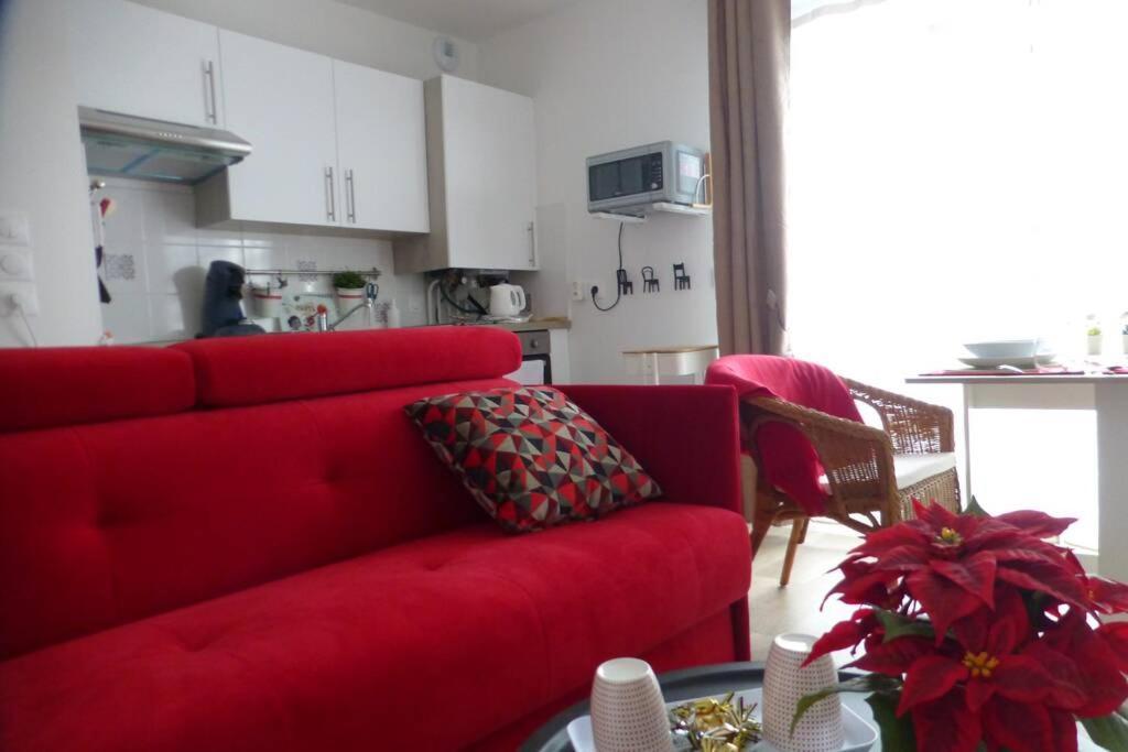 Studio Cosy Neuf Pres De La Mer,Balcon Et Parking Gratuit 위머로우 외부 사진